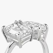 3.5 Carat Toi et Moi Engagement Ring - Emerald & Pear